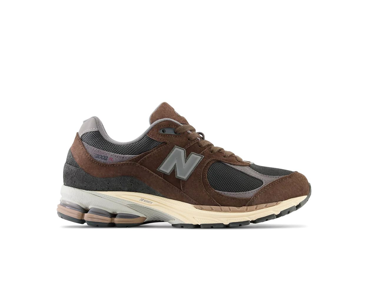 New Balance Unisex 2002R in Rich earth with blacktop and