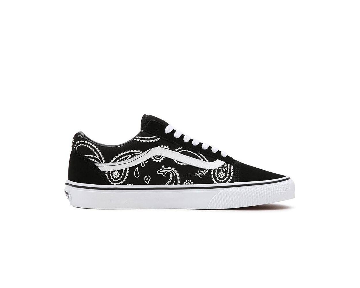 Vans Peace Paisley Old Skool In Black True White 