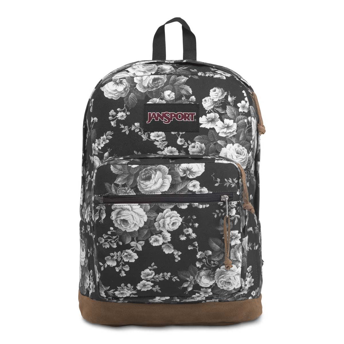 JanSport Right Pack Expressions Backpack in Black Antique Floral | Dr ...