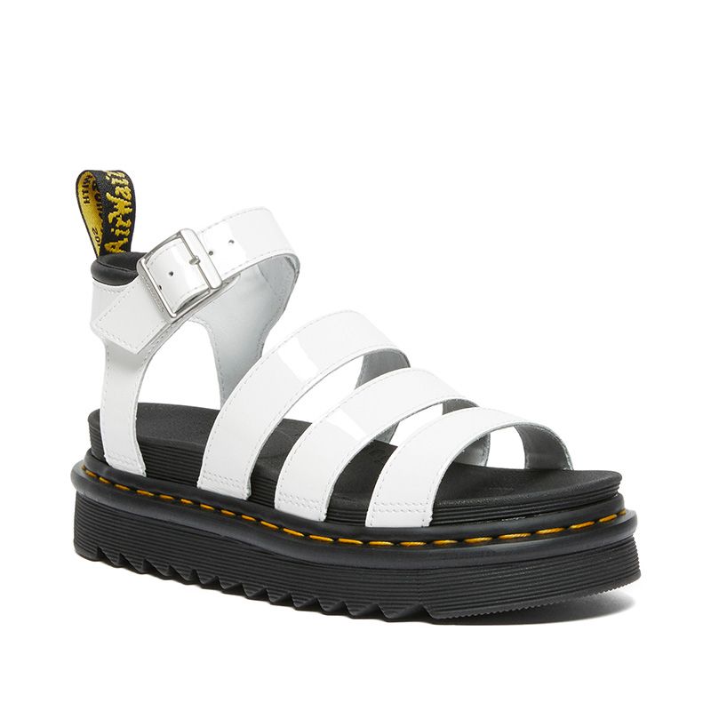 Dr. Martens Blaire Women's Leather Sandals in White