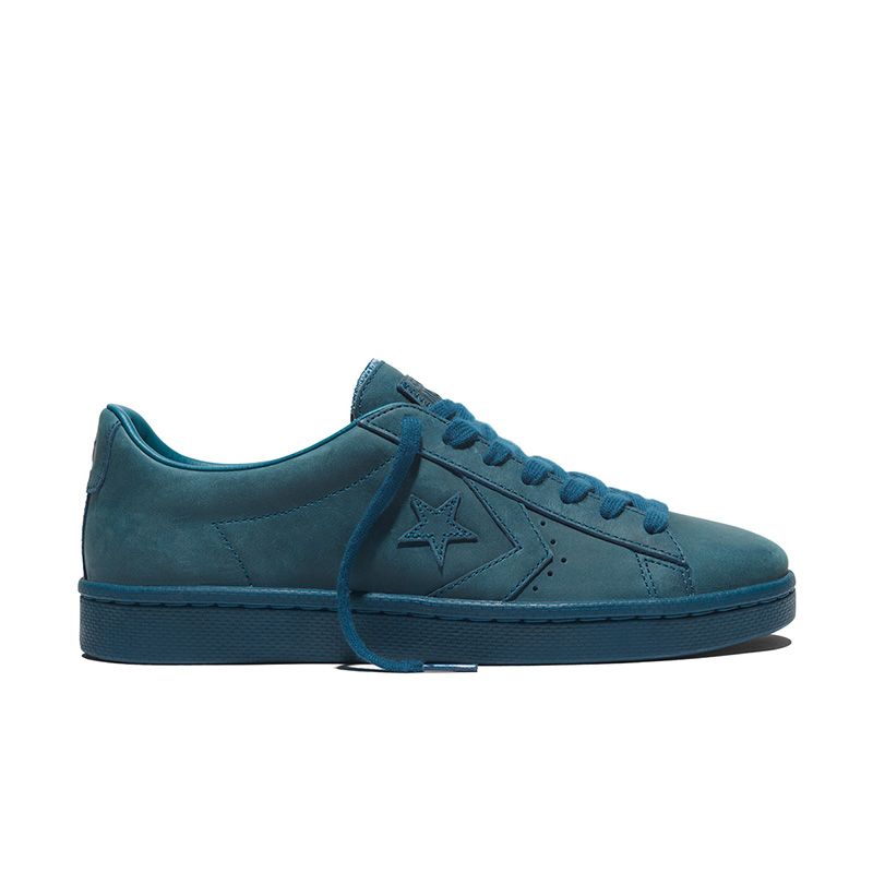 Converse Pro Leather '76 Mono Low Top in Blue Lagoon