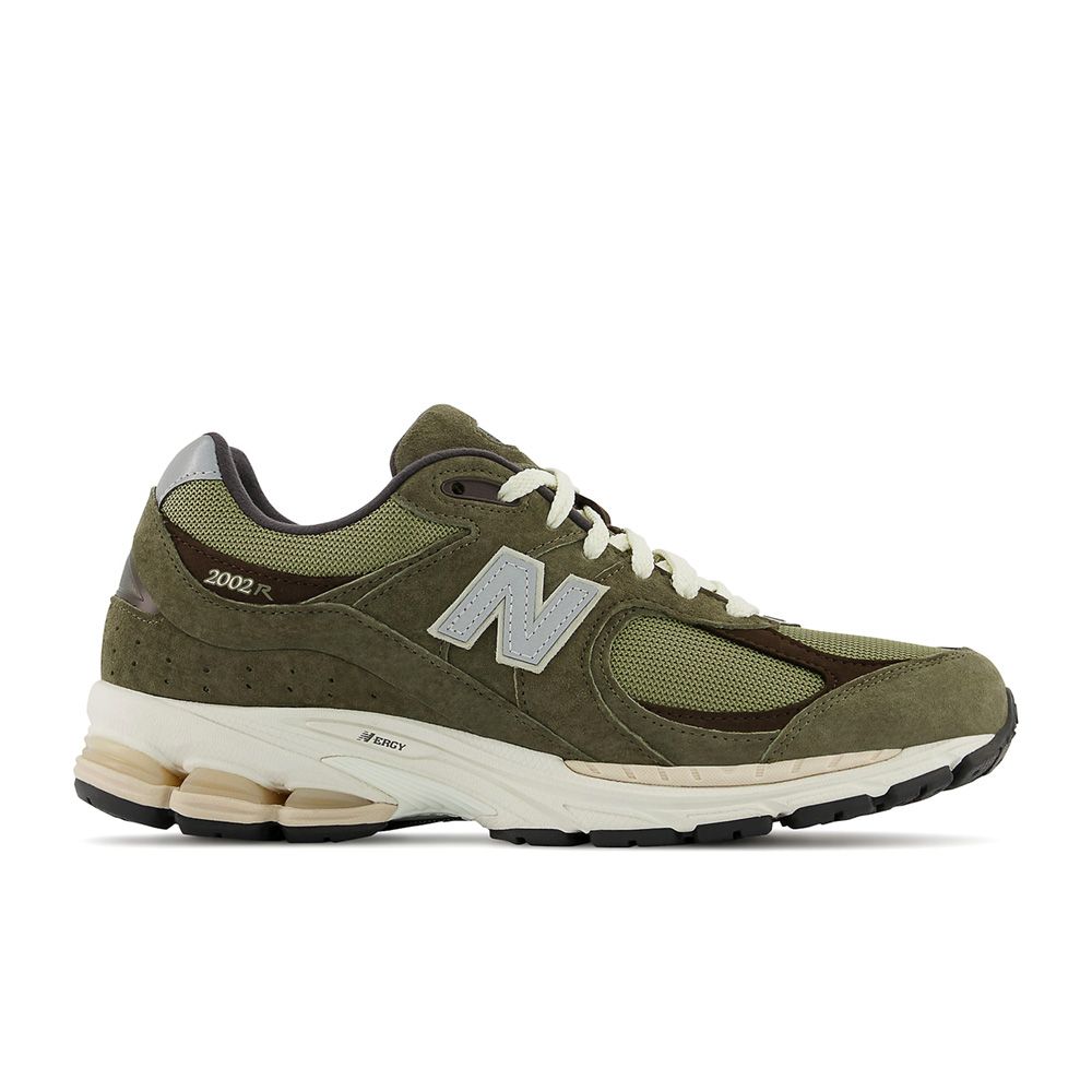 New Balance Men's 2002R in Green with White