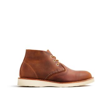 Red Wing Men's Work Chukka Rough & Tough Leather in Copper