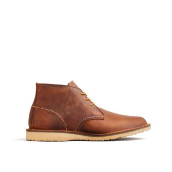 Red Wing Men's Weekender Chukka Rough & Tough Leather in Copper