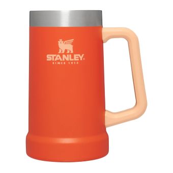Stanley Adventure Big Grip Beer Stein | 24 Oz in Tigerlily