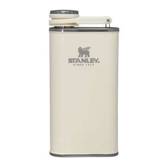 Stanley Classic Easy Fill Wide Mouth Flask - 8 Oz in Cream Gloss