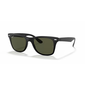 Ray-Ban Wayfarer Liteforce Sunglasses in Matte Black/Green