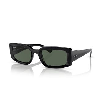Ray-Ban Kiliane Bio-Based Sunglasses in Polished Black/Green