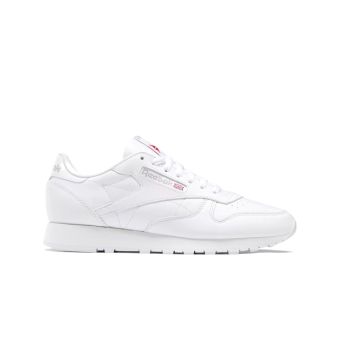 Reebok Classic Leather Shoes in Ftwr White/Ftwr White/Pure Grey 3