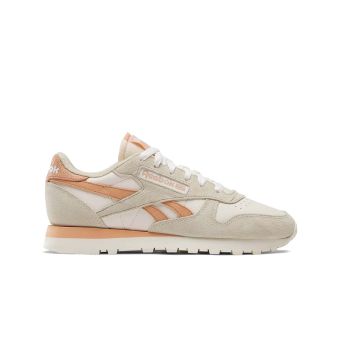 Reebok Women's Classic Leather Shoes in Chalk/Classic Beige/Clay