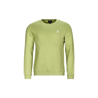 Converse Go-To Embroidered Star Chevron Standard-Fit Fleece Crew Sweatshirt in Vitality Green
