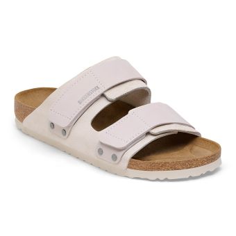 Birkenstock Uji Nubuck/Suede Leather Narrow in Antique White