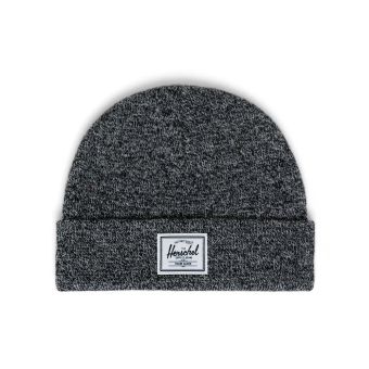 Herschel Elmer Beanie Shallow in Heather Black