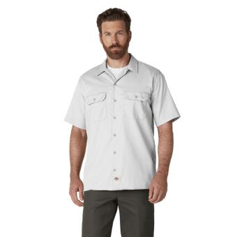 Dickies Short Sleeve Work Shirt in White