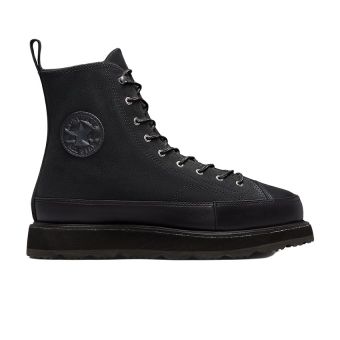 Chuck Taylor Crafted Boot High Top in Black/Black/Prime Pink