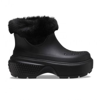 Crocs Stomp Lined Boot in Black