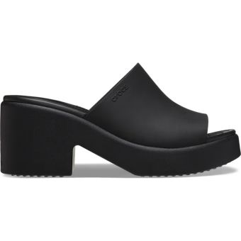 Crocs Women's Brooklyn Slide Heel in Black/Black
