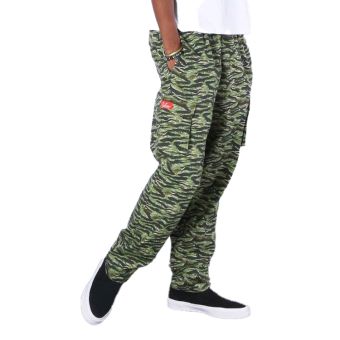 Cookman Chef Pants Cargo - Ripstop in Camo Green (Tiger)