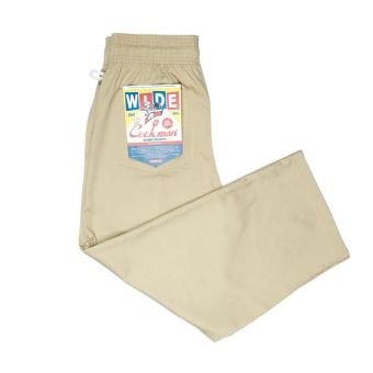 Cookman Wide Chef Pants in Beige