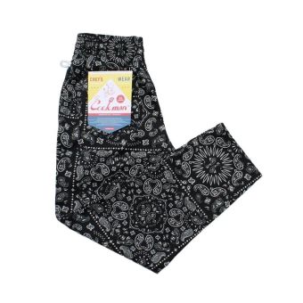 Cookman Chef Pants - Paisley in Black