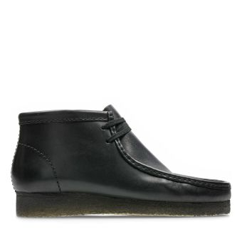 Clarks Wallabee Men's Originals Icon Boots in Black Leather