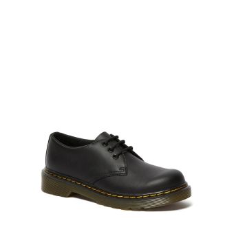 Dr. Martens Junior 1461 Softy T Leather Shoes in Black
