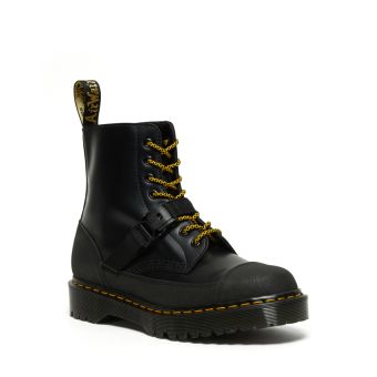 Dr. Martens 1460 Bex Tech Made in England Leather Lace Up Boots in Black