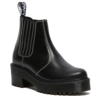 Dr. Martens Rometty Women's Leather Chelsea Boots in Black