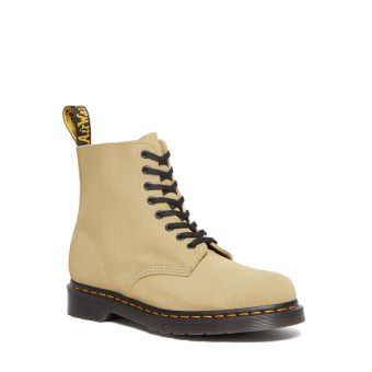 Dr. Martens 1460 Pascal Suede Lace Up Boots in Pale Olive