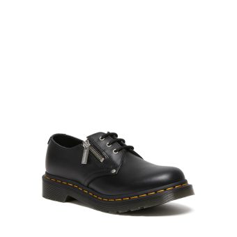 Dr. Martens 1461 Women's Double Zip Leather Oxford Shoes in Black