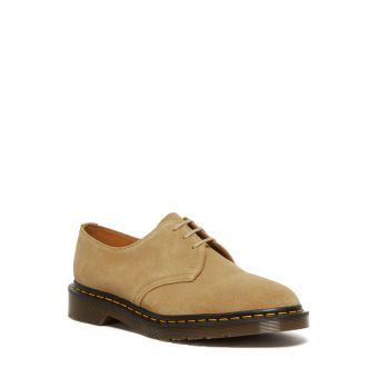 Dr. Martens 1461 Made In England Buck Suede Oxford Shoes in Beige