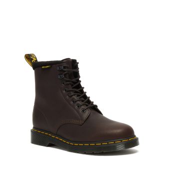 Dr. Martens 1460 Pascal Warmwair Leather Lace Up Boots in Dark Brown
