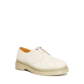 Dr. Martens 1461 Mono Milled Nubuck Leather Oxford Shoes in Parchment Beige