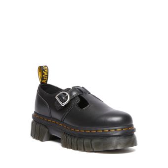 Dr. Martens Audrick Nappa Lux Platform Mary Jane Shoes in Black