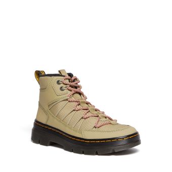 Dr. Martens Buwick Extra Tough Lace Up Utility Boots in Pale Olive