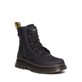 Dr. Martens Tarik Zip Poly & Leather Utility Boots in Black