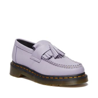 Dr. Martens Adrian Women's Virginia Leather Tassel Loafers in Lavender