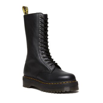 Dr. Martens 1B99 Pisa Leather Mid Calf Lace Up Boots in Black