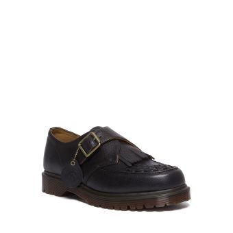 Dr. Martens Ramsey Westminster Leather Buckle Creepers in Black