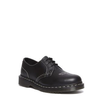 Dr. Martens 1461 Gothic Americana Leather Oxford Shoes in Black