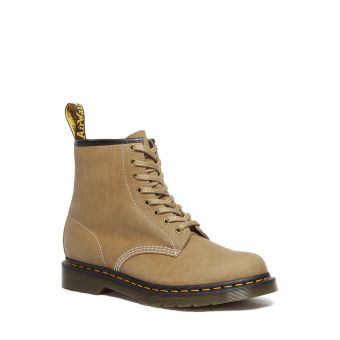 Dr. Martens 1460 Tumbled Nubuck Leather Lace Up Boots in Savannah Tan