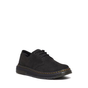 Dr. Martens Crewson Lo Buffbuck Leather Casual Shoes in Black