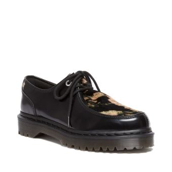 Dr. Martens Pressler Leather in Black Greasy Lamper Union Jack Boots Canada