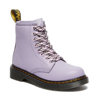 Dr. Martens Toddler 1460 Frosted Virginia Boots in Purple Union Jack Boots Canada