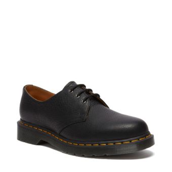 Dr. Martens 1925 Exposed Steel Toe Leather Shoes in Black Union Jack Boots Canada