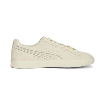 Puma Clyde No.1 Sneakers in Frosted Ivory-Smokey Gray