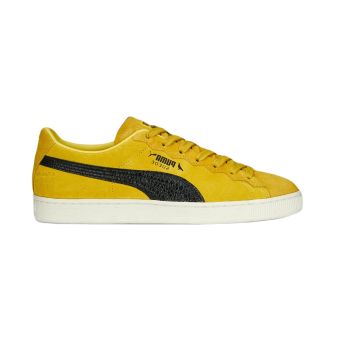 PUMA x STAPLE Suede Sneakers in Fresh Pear-Sun Ray Yellow