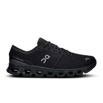 ON Footwear Men's Cloud X 4 in Black/Eclipse