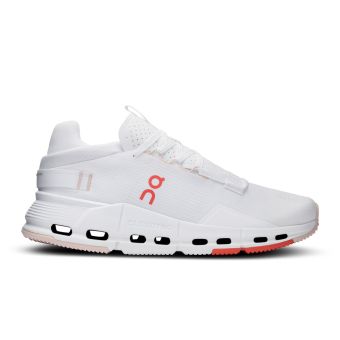 ON Footwear Women's Cloudnova 2 in White/Flame