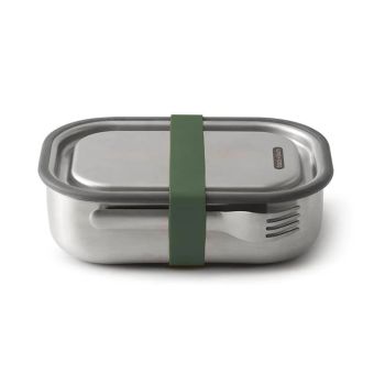 Black+Blum Stainless Steel Lunch Box Large in Olive